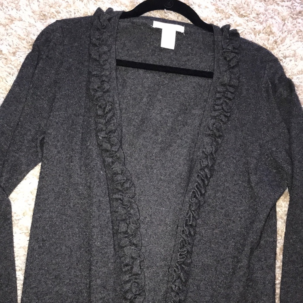 Dark gray cardigan